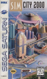 SimCity 2000 Sega Saturn US box art